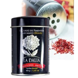 Escamas de piment&oacute;n ahumado Dulce 40 GR La Dalia