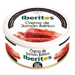 Crema de Jam&oacute;n Ib&eacute;rico Iberitos 250gr