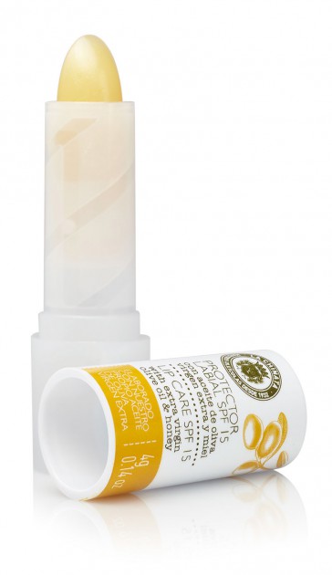 Protector Labial Spf15 Con Aceite De Oliva Virgen Extra Y Miel