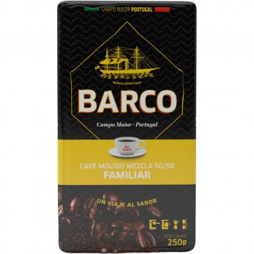 Café Barco Familiar Molido 50/50 De 250 Gramos