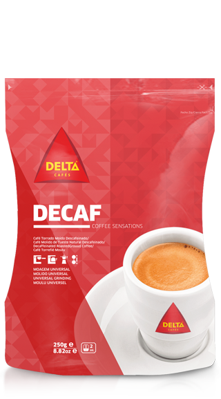 Café Delta Descafeinado Molido 0,22 Kg