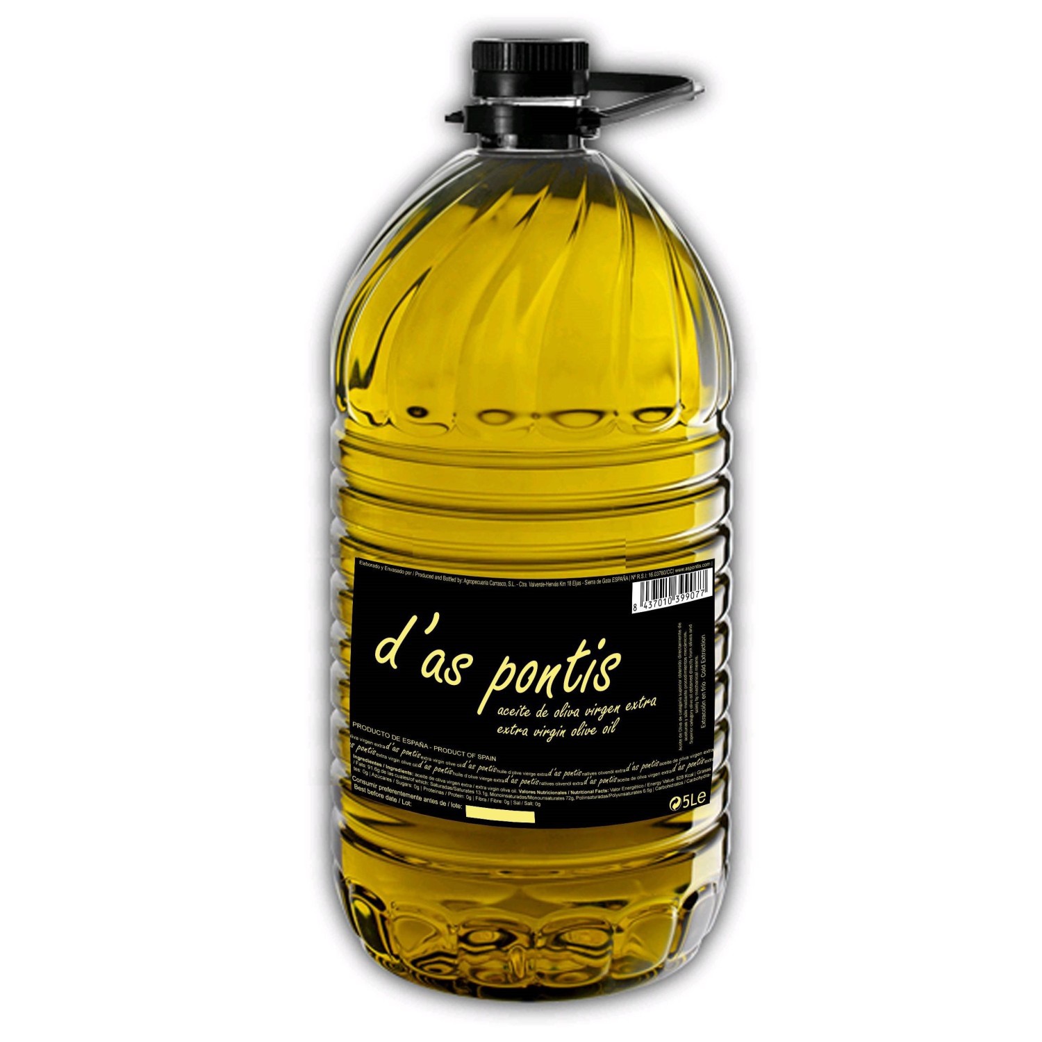 Aove As Pontis Virgen Extra 5l Plastico