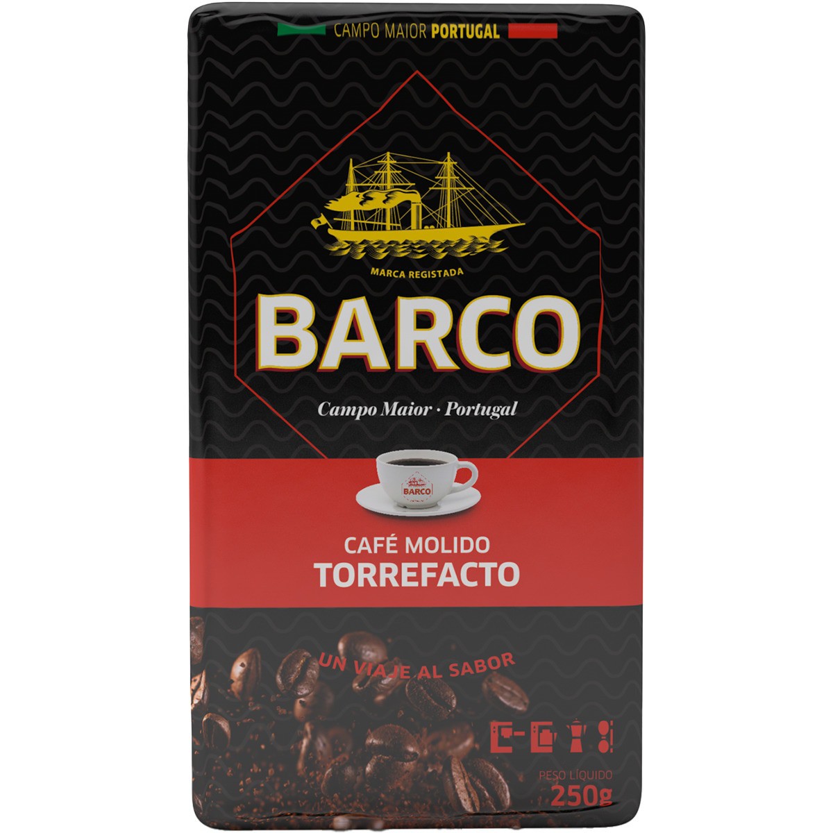 Café Barco Torrefacto Molido De 250 Gramos