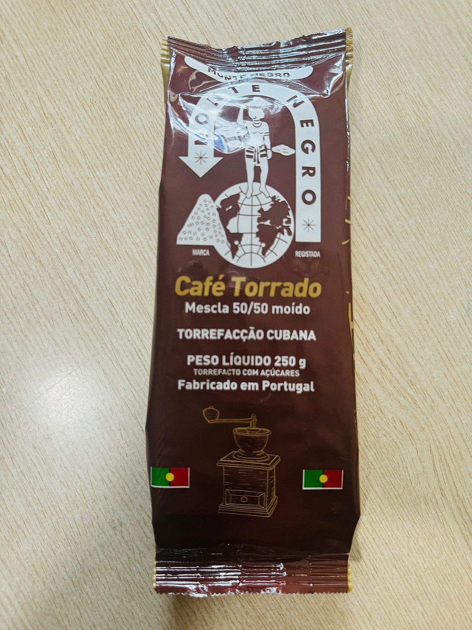 Café Monte Negro Portugues Mezcla Molido 0.25kg