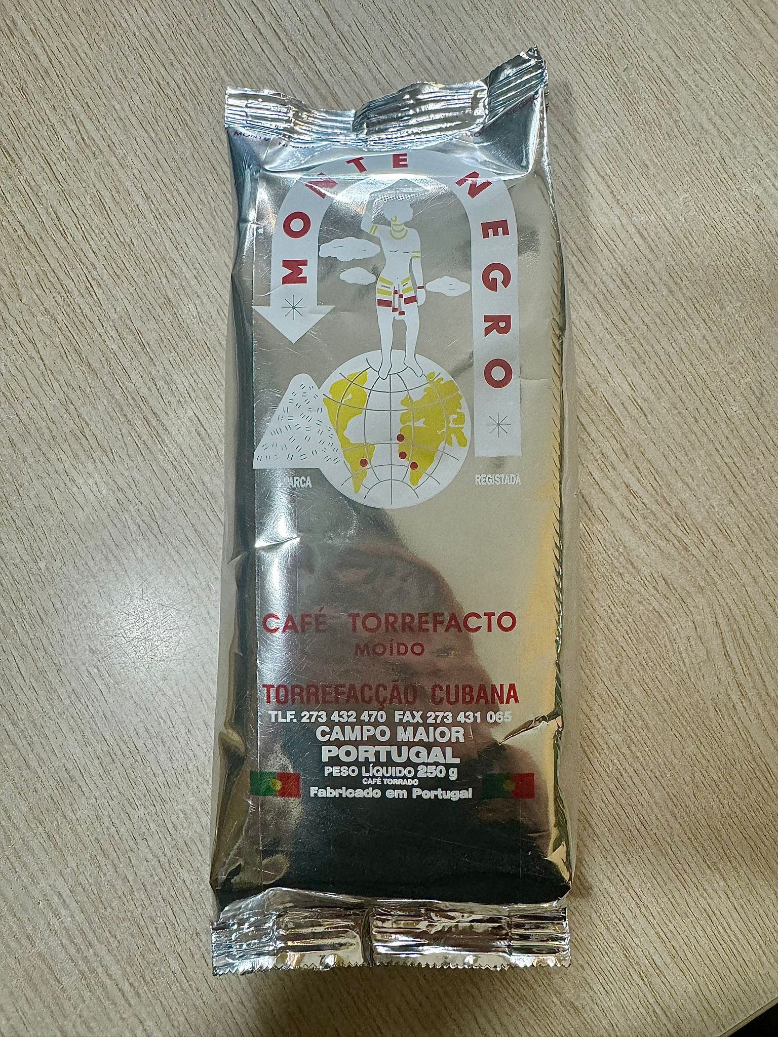 Café Monte Negro Portugues Torrefacto Molido 0.25kg