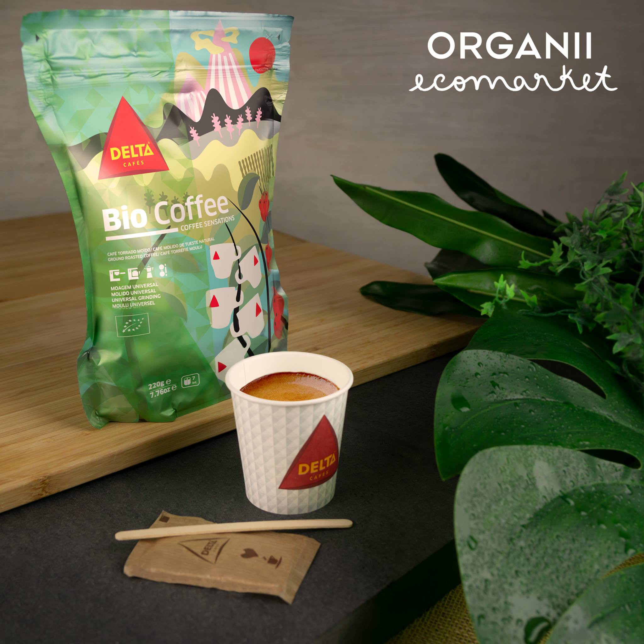 Café Delta Bio Organic Molido 0,25 Kg