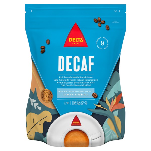 Café Delta Descafeinado Molido 0,22 Kg